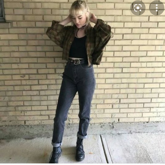 90s Black Strait Leg Jeans - Picture 12 of 15